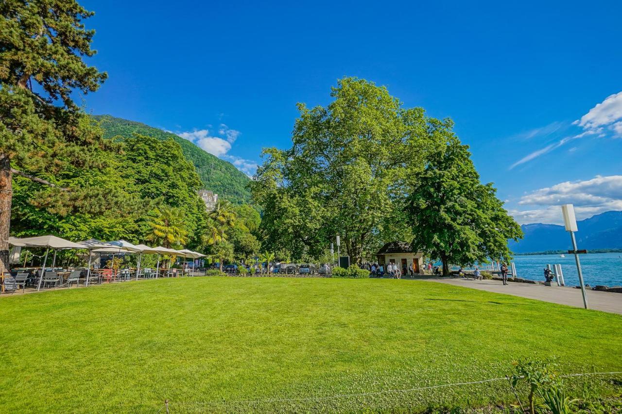 Soft Glam 1-Bedroom Appt - Lake & Mountain View Montreux Esterno foto