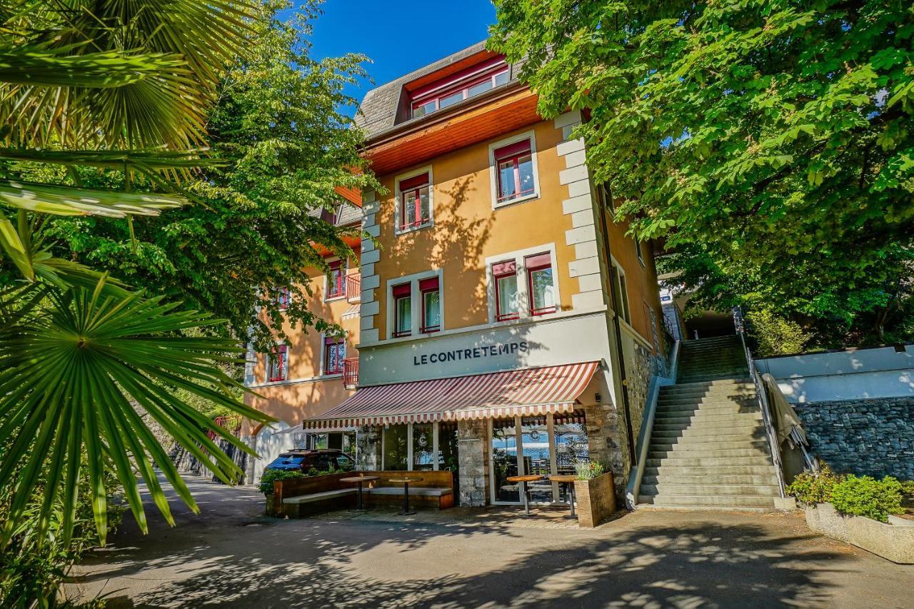 Soft Glam 1-Bedroom Appt - Lake & Mountain View Montreux Esterno foto