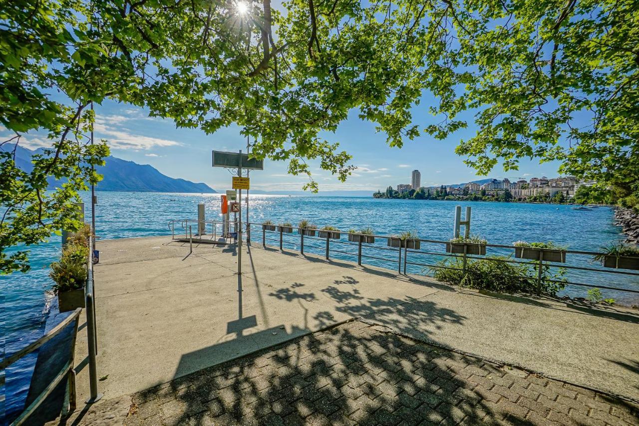 Soft Glam 1-Bedroom Appt - Lake & Mountain View Montreux Esterno foto